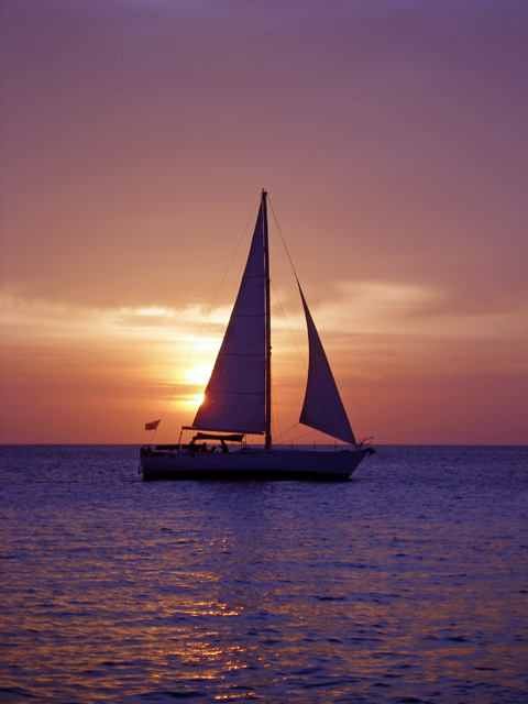 Sailboat at Sunset