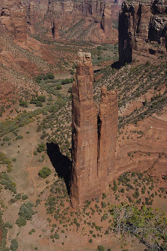 Spider Rock, Canyon de Chelley.  D100, 17-35mm at 17mm.
