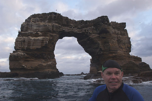 Neil at Darwin's Arch