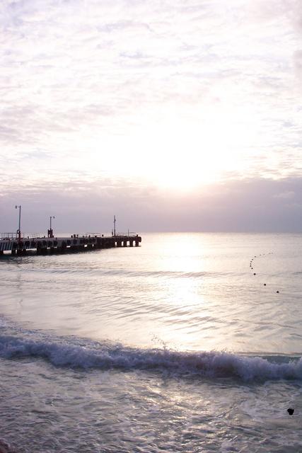Sunrise from Playa Del Carmen... Niiiccce!